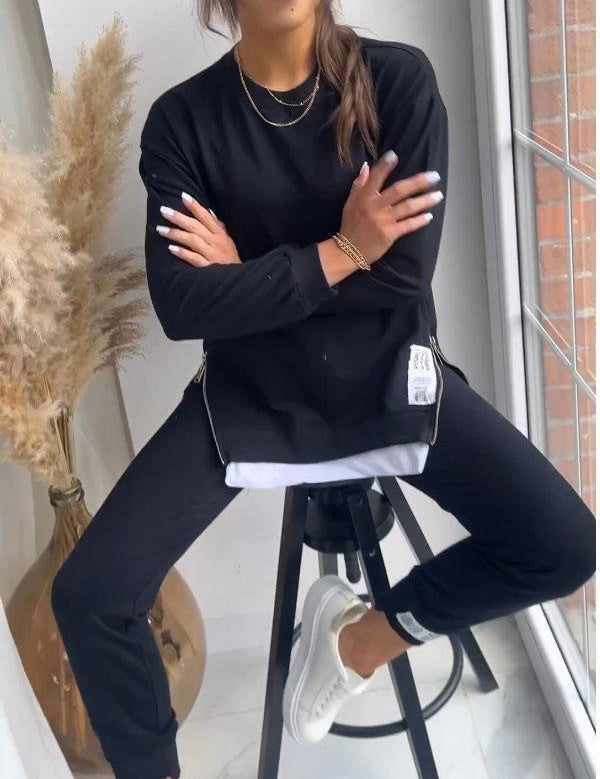 Alice | Comfortable Loungewear Set Black