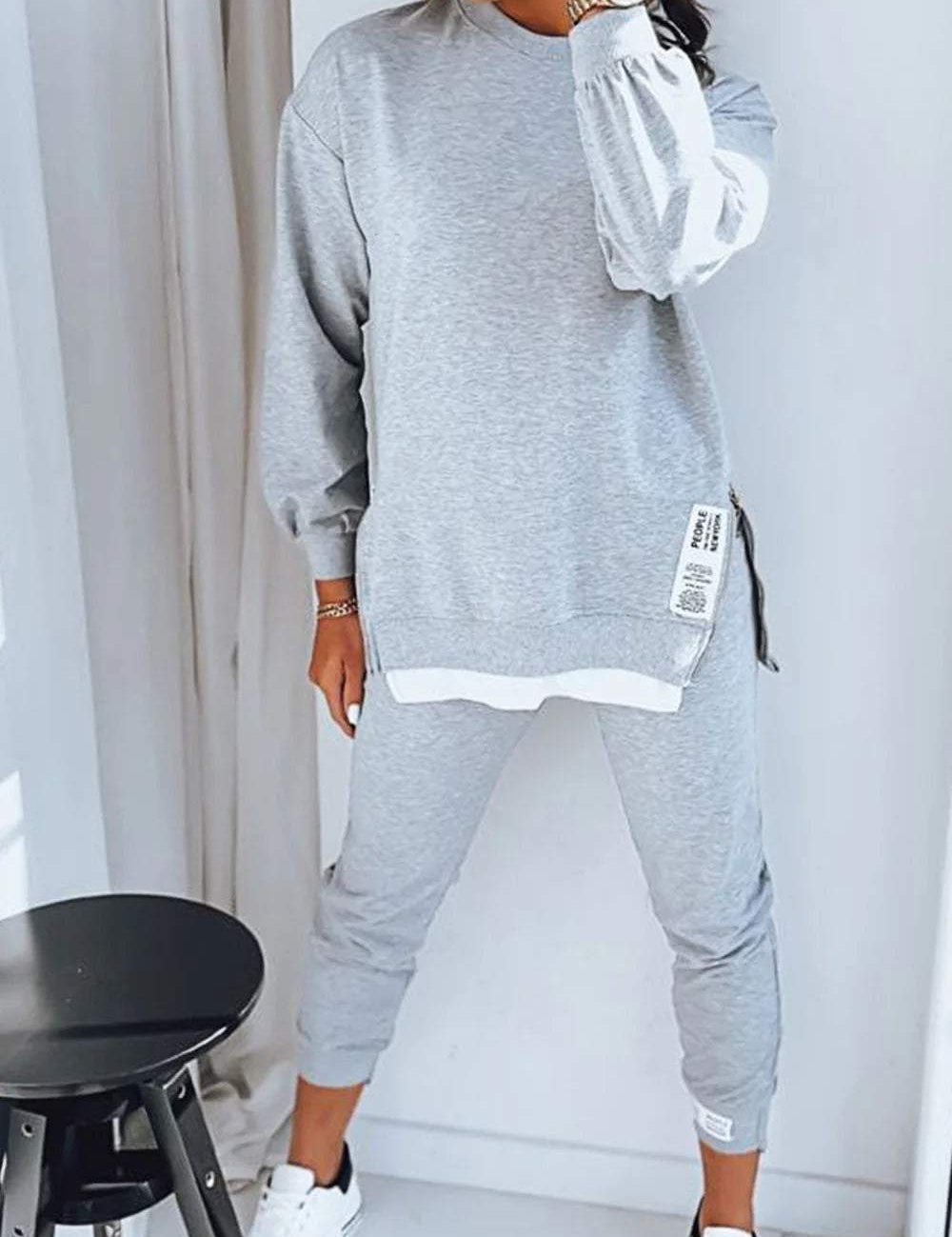 Alice | Comfortable Loungewear Set Grey