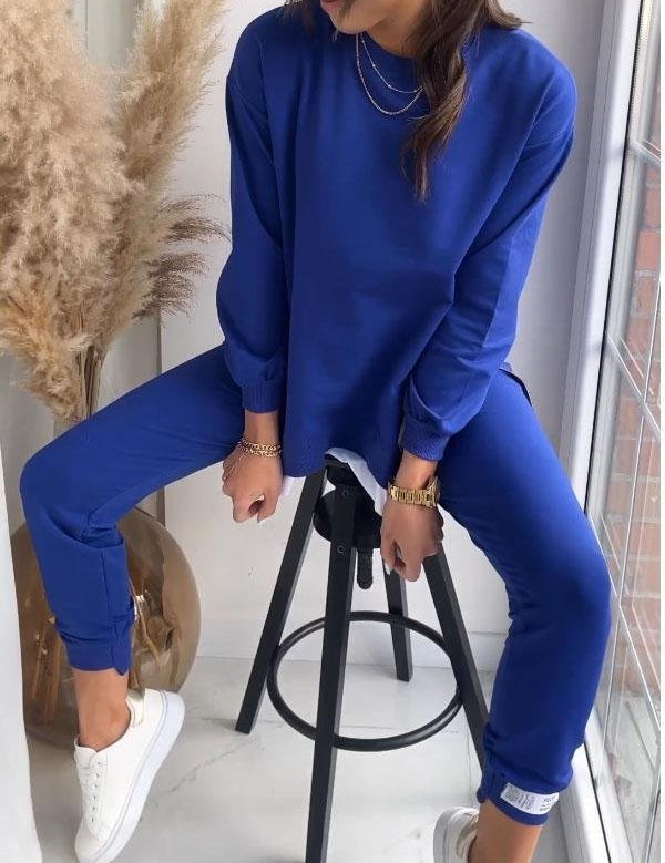 Alice Comfortable Loungewear Set Blue Loungewear