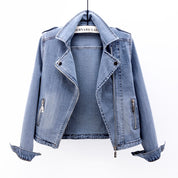 CHLOE - Washed Denim Jacket BLUE