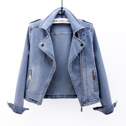 CHLOE - Washed Denim Jacket BLUE
