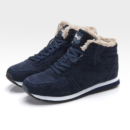 Woodys Unisex Warm Winter Sneakers Blue Shoes