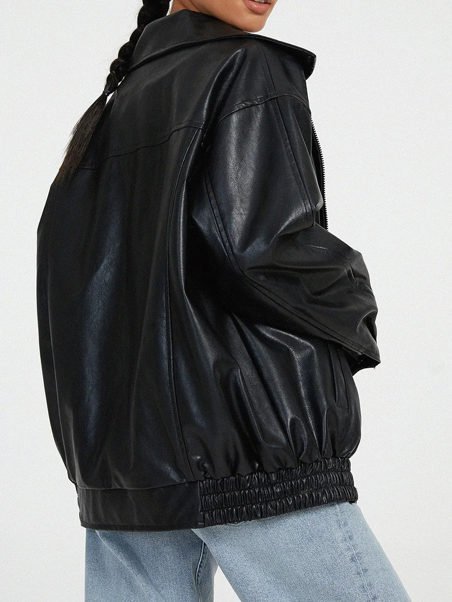 Masie | Oversized Bomber Jacket