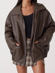 Masie | Oversized Bomber Jacket