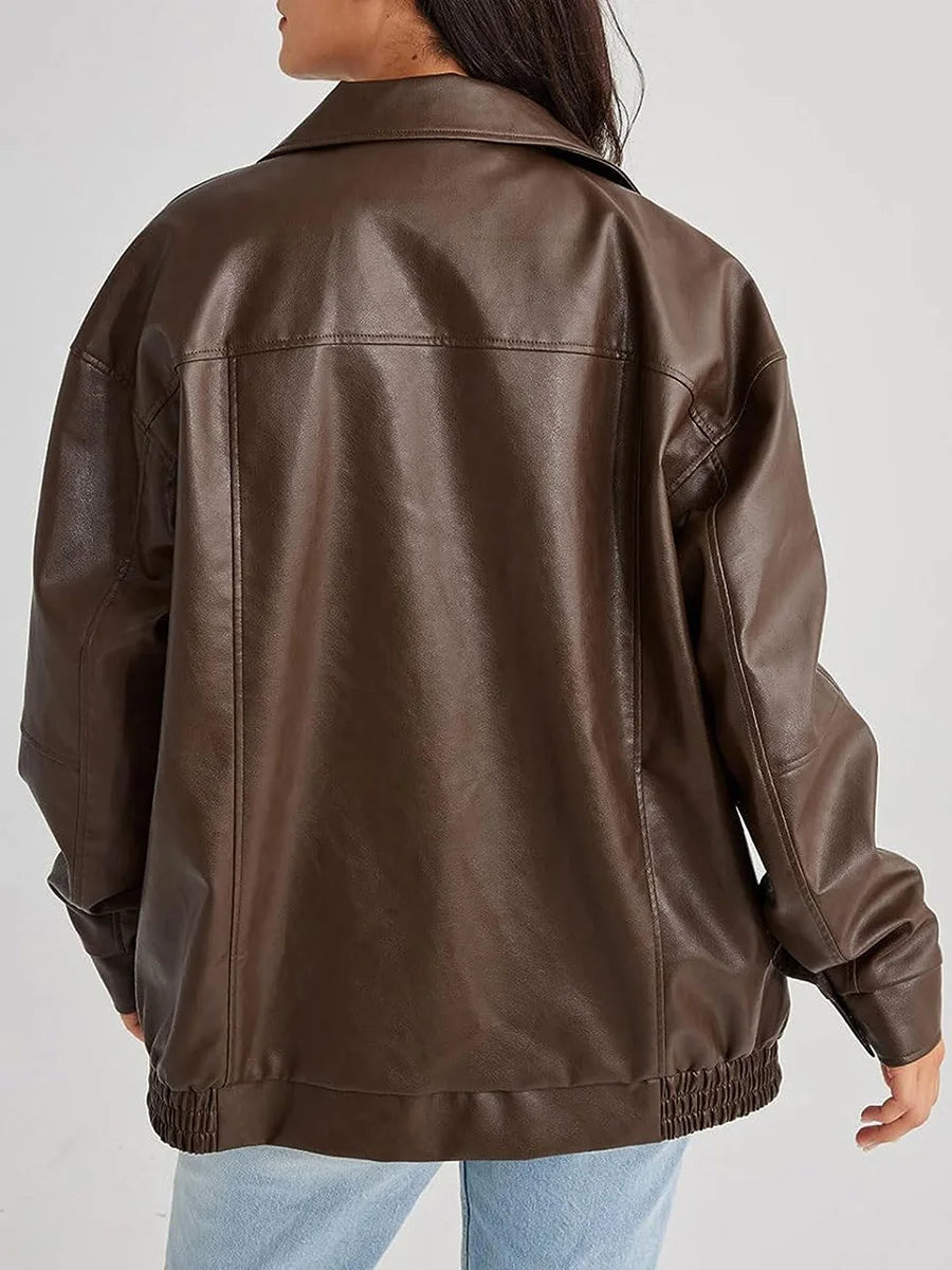 Masie | Oversized Bomber Jacket