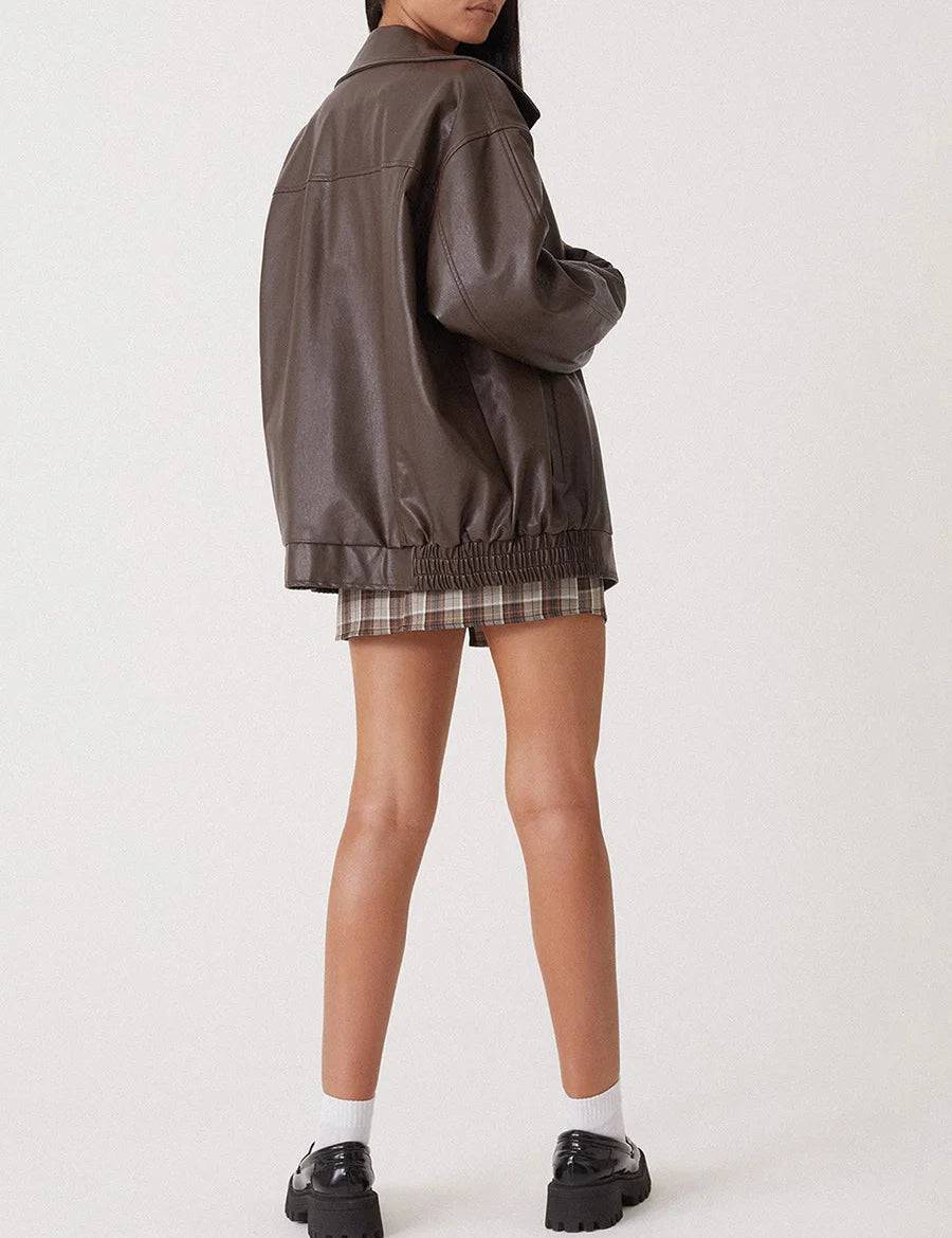 Masie | Oversized Bomber Jacket
