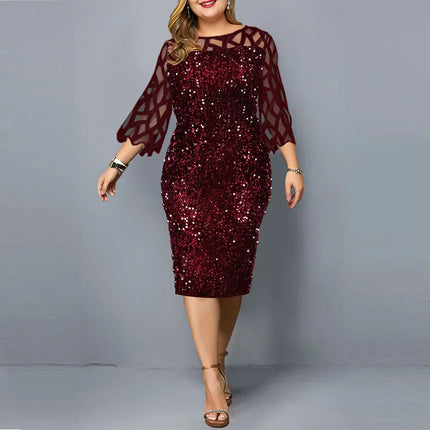 Gella | Glitter dress Red Dresses