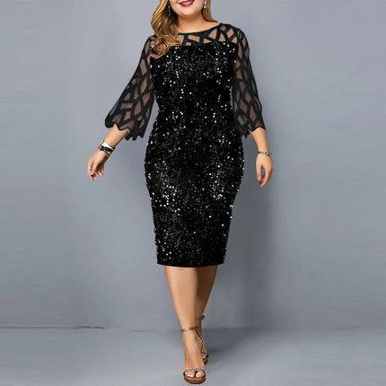 Gella | Glitter dress Black Dresses