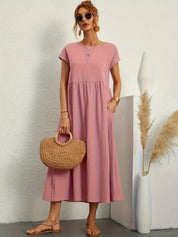 Mara - Dress with pockets Rose Dresses