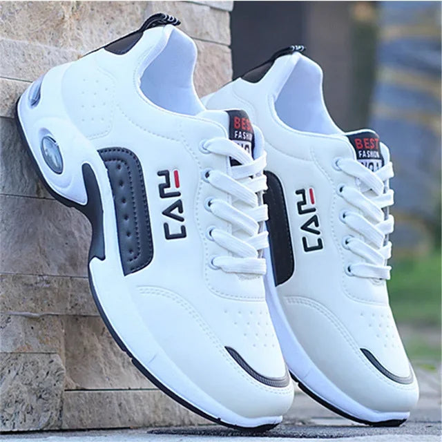 UrbanStride Non-Slip Elevated Sneakers White 2 Shoes