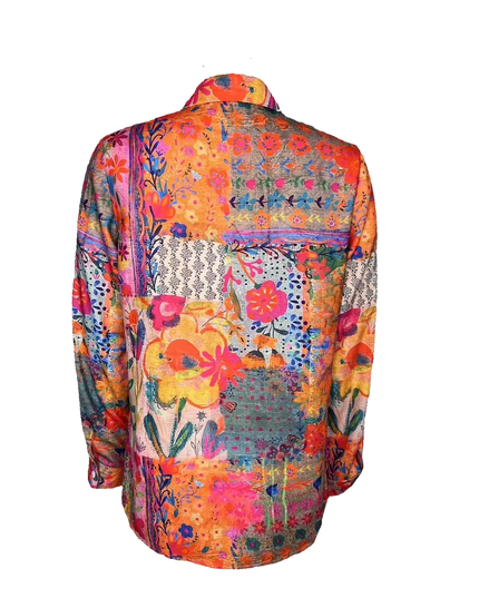 Elegant Floral Blouse Blouse