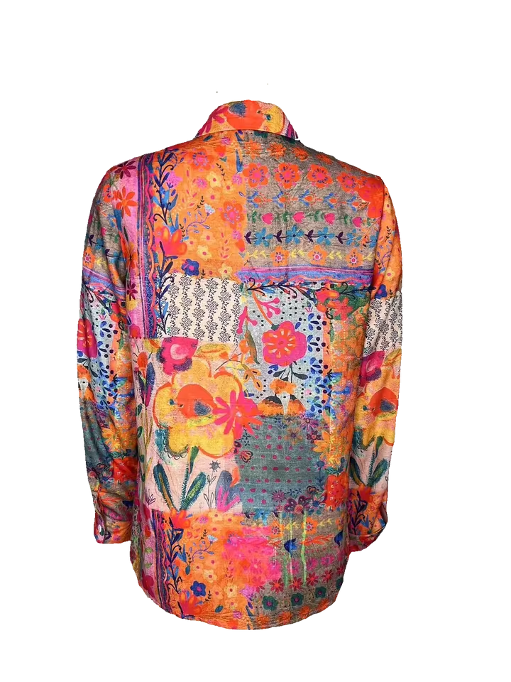Elegant Floral Blouse Blouse