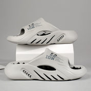 Sasha | Comfortable massage slippers Grey Schoenen