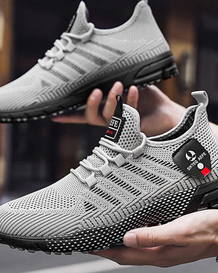 UrbanStride Men's Breathable Anti-Sweat Trainers Gray Shoes