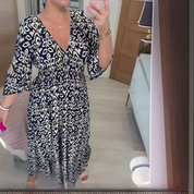 Isabella | Boho Printed Dress Black Dresses