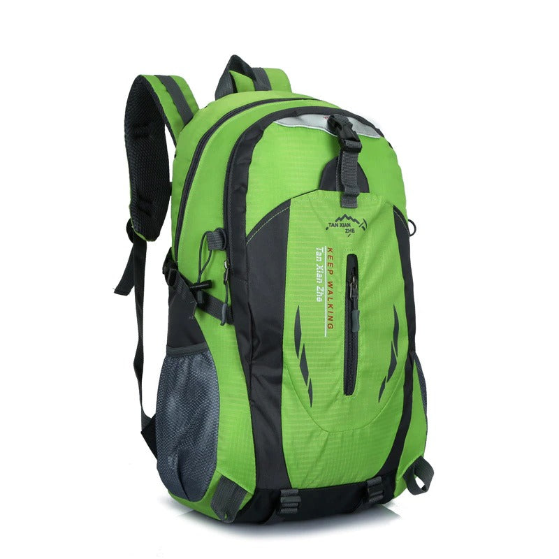 Waterproof Outdoor Travel Backpack Green Fire