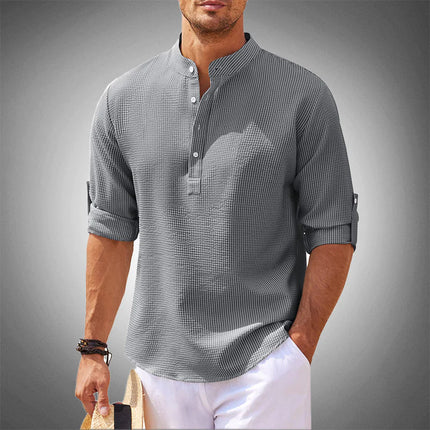 Fynn™ - The modern comfort shirt for men Grey