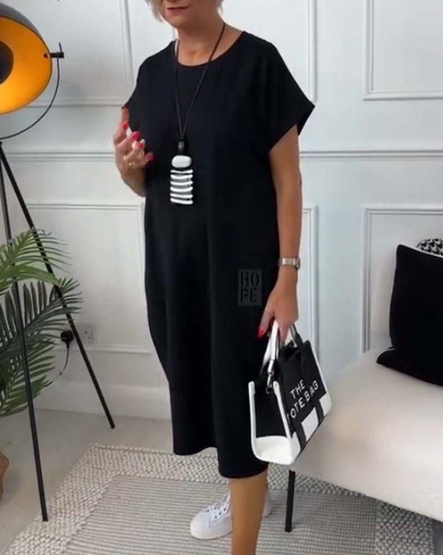 Ivy | Stylish Short-Sleeve Casual Dress Dresses
