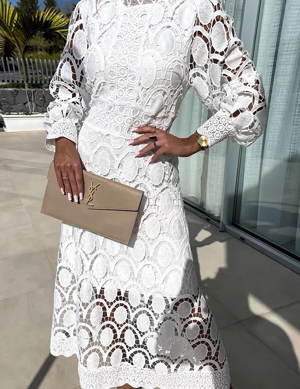 Charlie | Romantic Lace Dress White Dresses