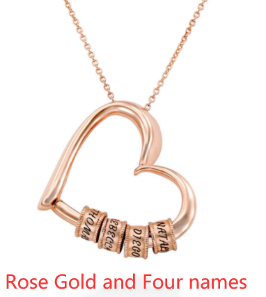 Custom Heart Name Necklace Necklace
