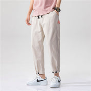 Theo Navarro Relaxed Fit Tapper Pants Khaki Men Pants