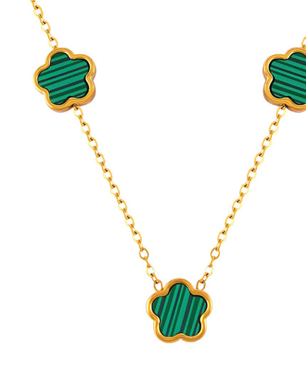 Andalusia Set Necklace Green Jewelry Sets