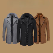 Men's Wool Blend Overcoat Coat