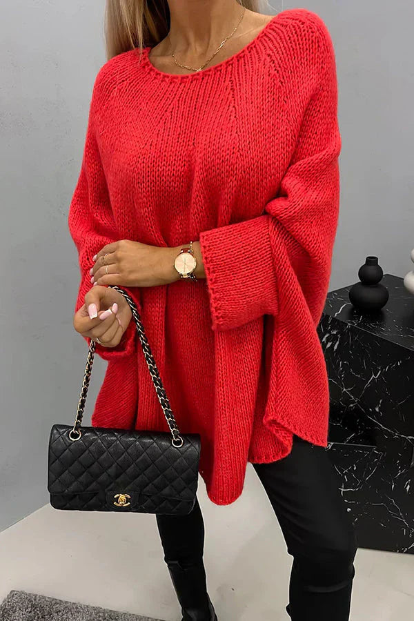 Rosie | Knit Sweater Red