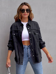Oversized Denim Jacket Jacket