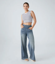 Eva | Elastic High Waist Jeans fashion