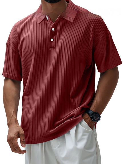 Men's Printed Fashionable Polo T-Shirt 1 Style Polo Shirts