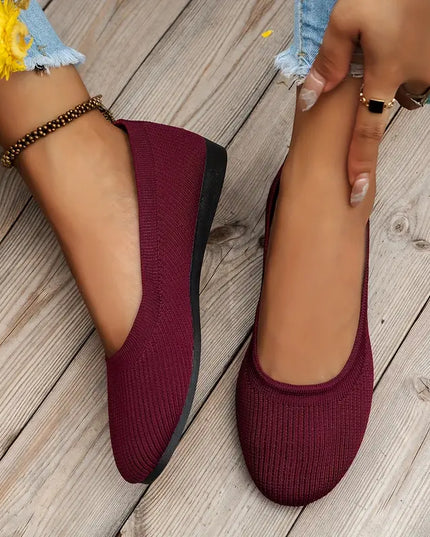 Luxe Breathable Non-Slip Shoes Red Shoes