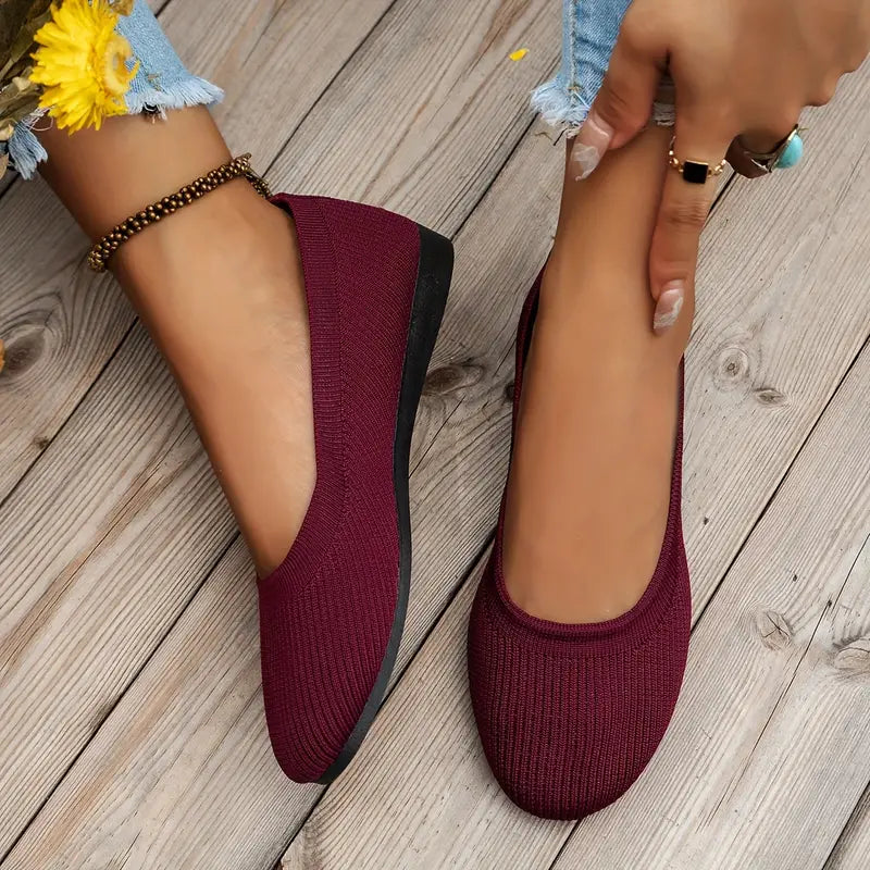 Luxe Breathable Non-Slip Shoes Red Shoes