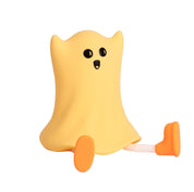 Sweet Ghost Silicone Touch Lamp 0.5W Light Yellow Halloween Decorations