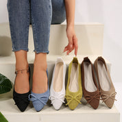 Bow Knitted Loafers Loafers