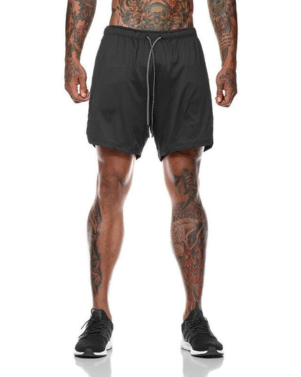 Men's 2‑in‑1 Quick‑Dry Running Shorts with Phone Pocket Shorts