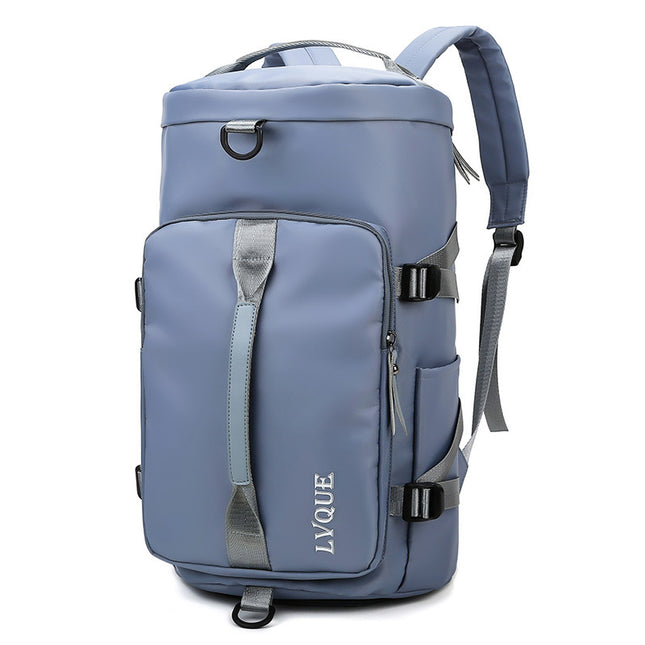 Waterproof Gym Fitness Bag Outdoor Travel Sport Excerise Fashion Casual Backpack Blue