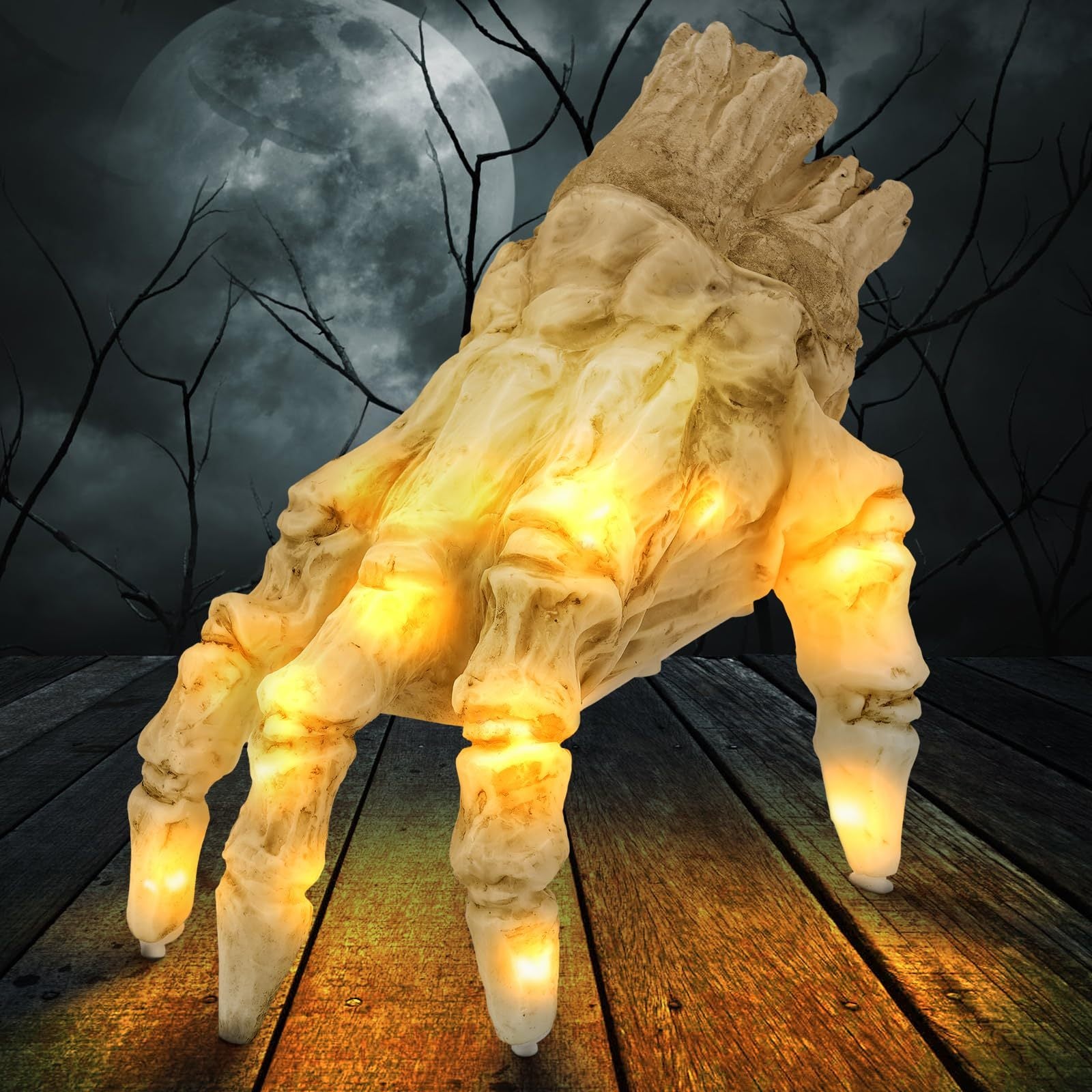 Luminous Walker Hand Halloween Decorations
