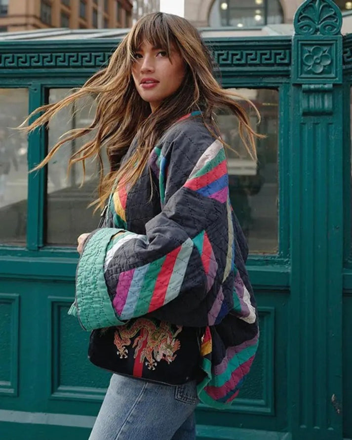 Aria Retro Revival Oversized Womens Coat Women's Coats & Jackets