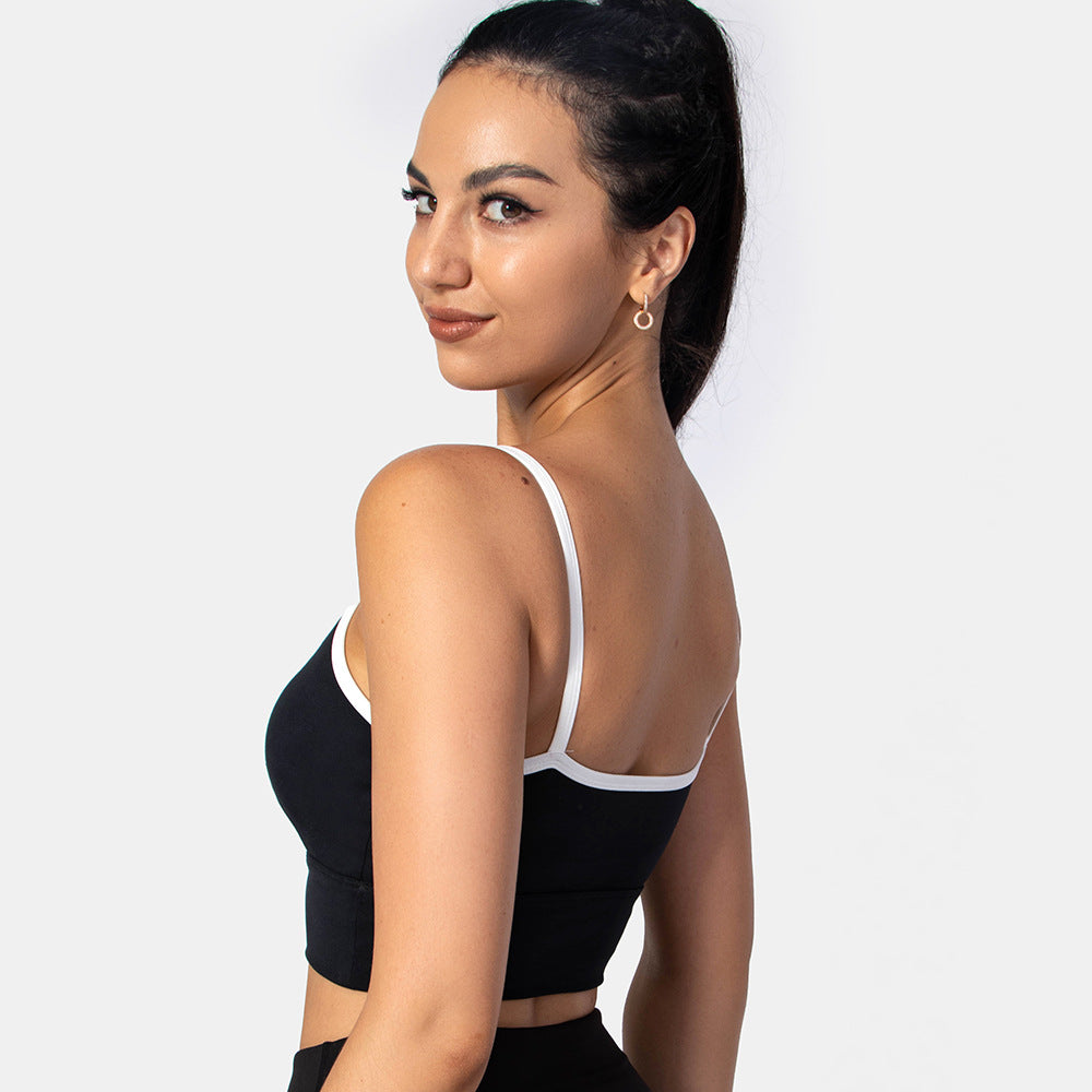Women's Push‑Up Ice‑Silk Sports Bra Bra