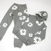 Denim Tears Tracksuit Set Grey suit Hoodie