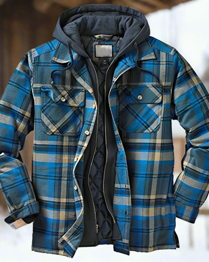 Men's Padded Hooded Jacket Padded Hooded Jacket