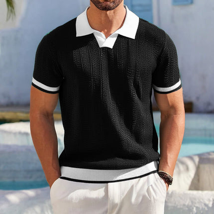 Riviera Classic Polo Shirt Black Polo Shirts