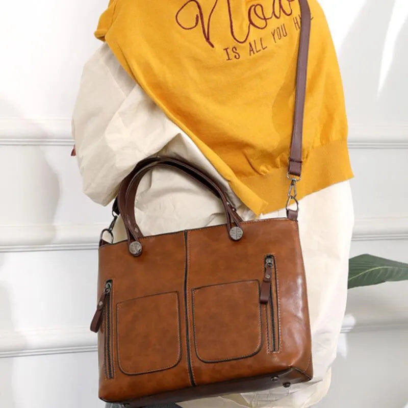 Aria | Leather Shoulder Bag Handbags