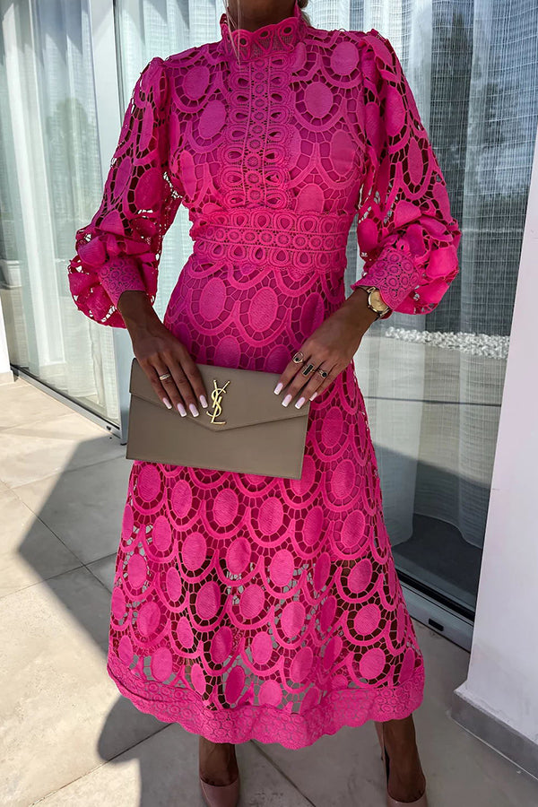 Charlie | Romantic Lace Dress Pink Dresses