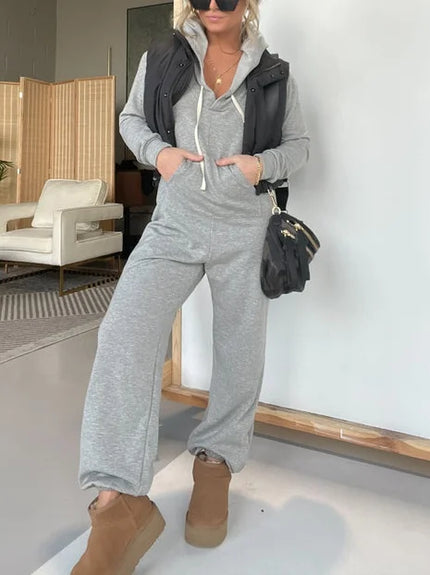 Feda | Elegant Jumpsuit Grey Dresses