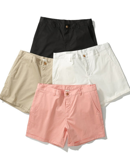 Men's Summer Linen Shorts with Pockets Men Shorts