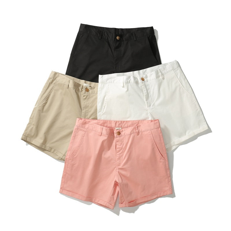 Men's Summer Linen Shorts with Pockets Men Shorts