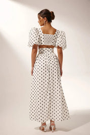 Angelica | Polka Dot Skirt Set Dresses