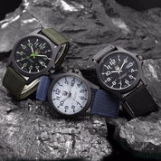 Men's Military-Style Rugged Watch with Illuminated Dial Men Fashion